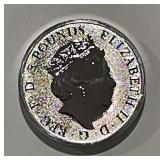 2 Troy Oz. Silver 2001 Gr.Brit. 5P