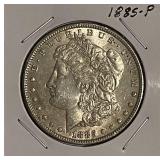 1885 Silver Morgan Dollar