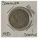 Silver Somalia 1950 Somalo