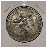 Silver 1968 Mex. Olympic Games 25 Pesos