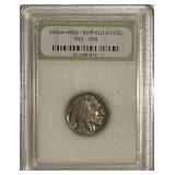 Cert. Genuine Buffalo 5c 1927