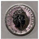 2 Troy Oz. Silver 2001 Gr.Brit. 5P