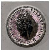 2 Troy Oz. Silver 2001 Gr.Brit. 5P