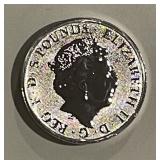 2 Troy Oz. Silver 2001 Gr.Brit. 5P