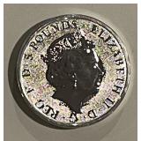 2 Troy Oz. Silver 2001 Gr.Brit. 5P