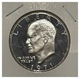 Silver 1971S PROOF Eisenhower $1