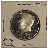 1978S PROOF Kennedy 50c