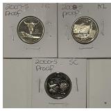 3 PROOF Quarters