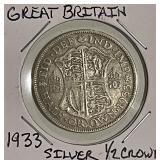 Silver Gr.Brit. 1933 Half Crown
