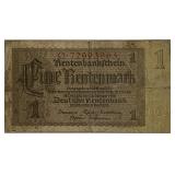 1937 Germany Mark Banknote