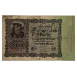 1922 Germany 50000 Mark Banknote