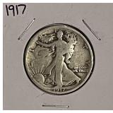 1917 Silver W.L. Half Dollar