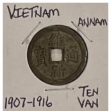 1907-1916 Vietnam 10 Van