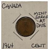 ERROR Coin Canada Date Error