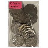 8 Swiss Francs