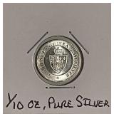 1/10 Troy Oz. Sliver Art Bar