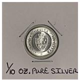 1/10 Troy Oz. Sliver Art Bar