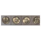 (4) Ike Dollars 1972,74,76 V2, 78