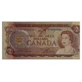 1974 Canada 2 Dollars Banknote