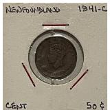 Newfoundland 1941C Cent