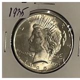 1925 Silver PEACE Dollar