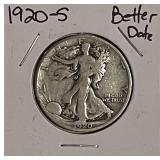 1920S Silver W.L. Half Dollar