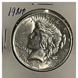 1924 Silver PEACE Dollar