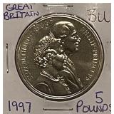 1997 BU Great Britain 5 Pounds