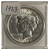 1923 Silver PEACE Dollar