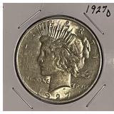 1927D Silver PEACE Dollar