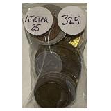~25 Africa Coins