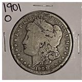 1901O Silver Morgan Dollar