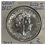 Troy Oz. 2022 Gr.Brit. 2 Pounds