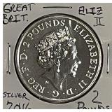 Troy Oz. 2016 Gr.Brit. 2 Pounds
