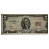 1953 RED SEAL $2 US Note