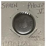 1718-1720 Spain 2 Maravedis
