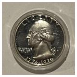 1976S Silver PROOF Bi-Cent. Quarter