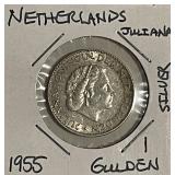 Silver 1945 Netherlands Gulden
