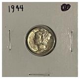 1944 Silver Mercury Dime