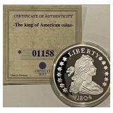 Cert. Ldt.Ed. .999 Silver 20gr. PROOF