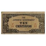 1942 Phil's. Fractional Block Letters 10c Note