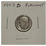 1947 Silver Roosevelt Dime