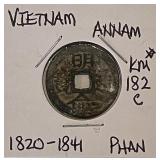 1820-1841 Phan Vietnam Km#182.c