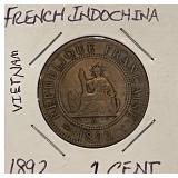 1892 Cent Fr.Indoc. (Vietnam)