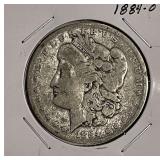1884O Silver Morgan Dollar