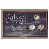 Silver Mercury Dime Set P&D&S Mints
