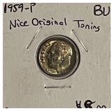 1959 Silver Roosevelt Dime
