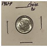 1961 Silver Roosevelt Dime