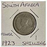 Silver 1923 S.Africa Shilling