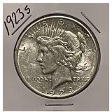 1923S Silver PEACE Dollar